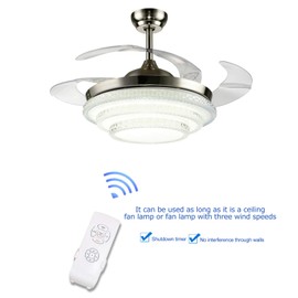 Remote Control, Ceiling Fan Lamp Control, 220V Wireless Ceiling Fan Lamp Remote Control Kit with Receiver, Timer Switch, Intelligent Home Control