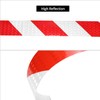 QWORK® Red & White Reflective Tape 2" x 33ft High