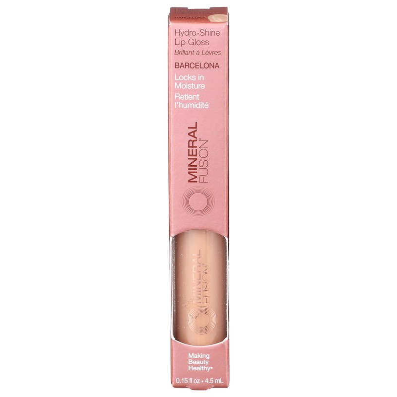 Mineral Fusion- Brillo de labios HydroShine, Monaco, 0,15 onzas