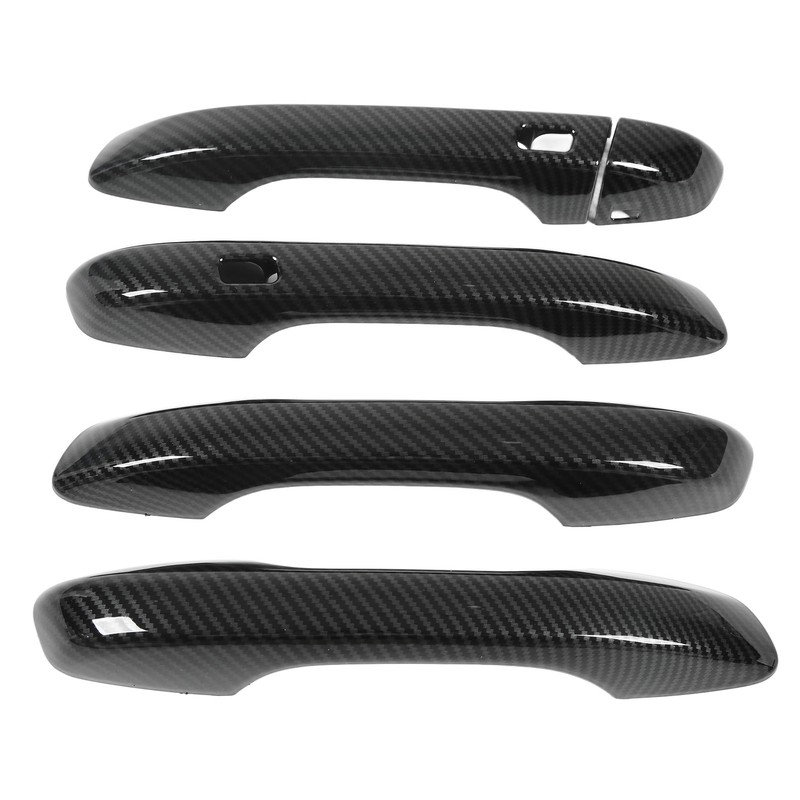 Car Exterior Door Handle Panel Carbon Fiber Style Outer Handle