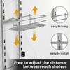 ODesign Over The Door Shower Caddy, 3-Tier Adjustable Hanging Shower