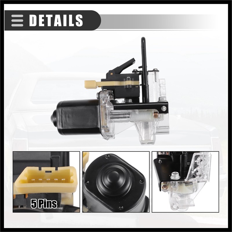 Hihaha Trunk Pull Down Motor, Rear Trunk Release Tailgate Lock