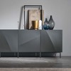 KMERCE 4 Pieces Furniture Feet Black Metal Modern Table Legs