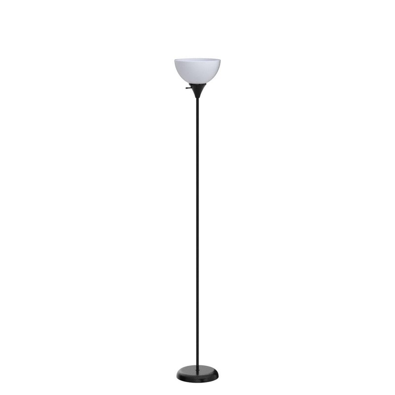 Newhouse Lighting 71-in. Charles Black Modern Standing Lamp NHFL-CH-BK, Floor