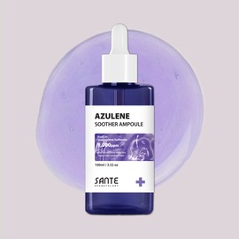 Sante Azulene Soother Redness Soothing Quick Drying Ampoule 100ml / 상떼 아줄렌 수더 홍조 진정 속건조 앰플 100ml