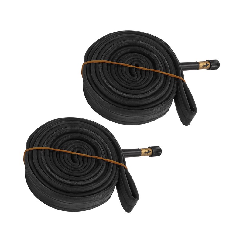 2 Pack 700x23C Bike Inner Tube 48mm Schrader Valve Butyl