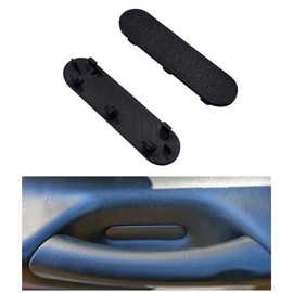 EMALPE C5 Corvette Door Panel Access Plug Cover Pair, 1997-2004, Black Color, 2PCS