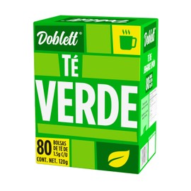 Doblett Té Doblett Verde 80 sobres 96g, Té Verde, 120 gramos