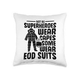 Explosive Ordnance Disposal Specialist Bomb Disposal Throw Pillow