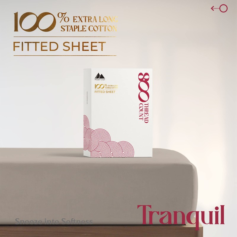 Mayfair Linen Luxury 100% Egyptian Cotton Full Fitted Sheet Only