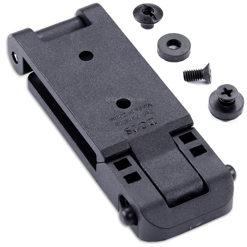 HolsterSmith [2 Pack] Molle Compatible Locking Belt Clips w/Mounting Hardware