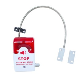 Exit Stopper Door Alarm with Alarm Sound Max. 110dB Adjustment Helps Prevent Unauthorized Exits or Entries Through Emergency Doors