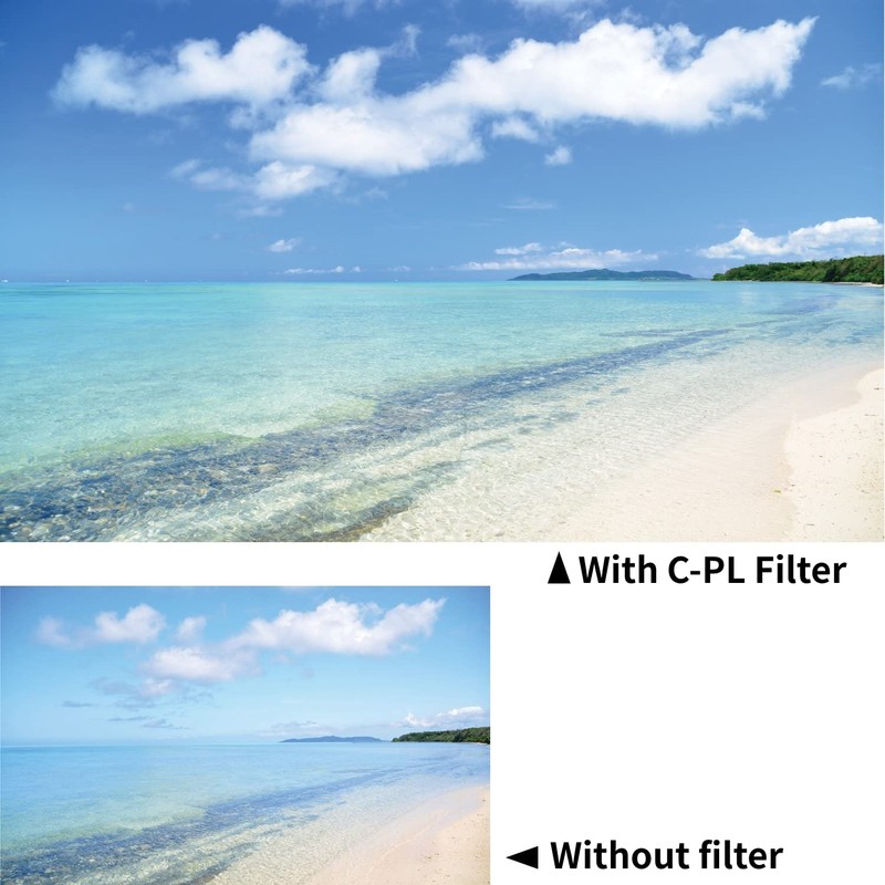 Kenko 62 mm Smart Circular Polarising Filter for Camera