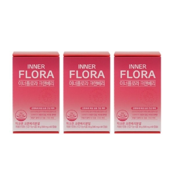 [New Origin] [Yuhan Health Living] Inner Flora Cranberry (30 days worth) 3 packs / [뉴오리진] [유한건강생활]  이너플로라 크랜베리 (30일분) 3개입