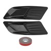 Pair Universal Front Hood Air Vent Molding Bonnet Cover Trim