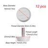 Antrader 12 Pcs M6×15mm Furniture Lvelers,M6 Thread Adjustable Levelers Screw