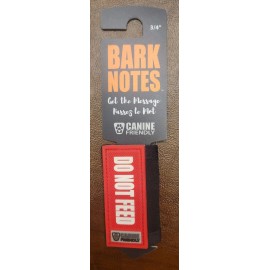 Bark Notes DO NOT FEED "Get the Message" Sleeve for Dog Collar/Leash-3