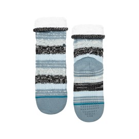 Stance Women's Jalama Slipper Socks, Light Blue, 3