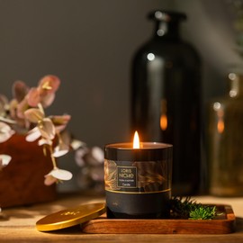 Loris Niche Candle, Scented Candles Clearance, Candles for Home Scented, Home Fragrance, 210gr/7.4oz (Floral Leather)