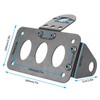 Motorcycle License Mount Plate Holder Bracket Side Mounted Tail Light