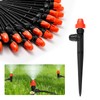 Drip Irrigation Emitters for 1/4" Tubing: Adjustable 360 Degree Drip