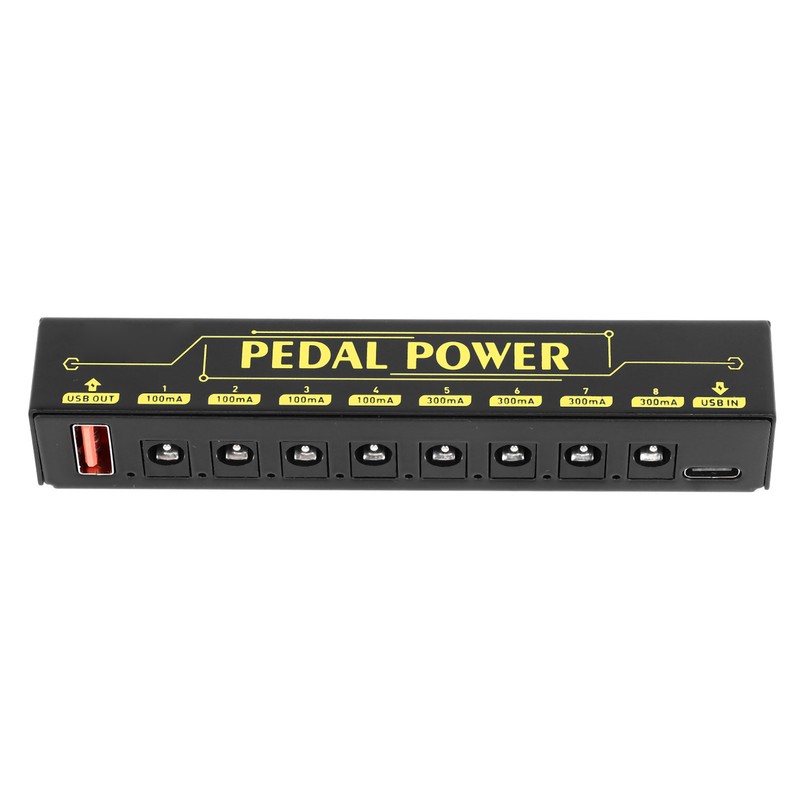 Guitar Pedal Power Supply 8 Way Isolated Low Noise Effect