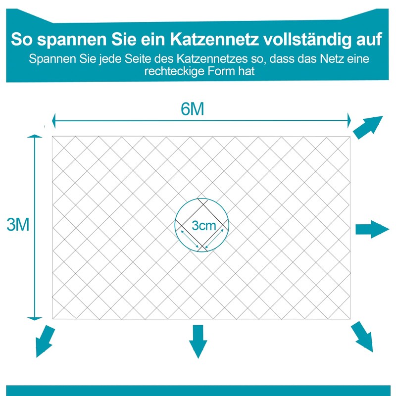 NieKilig Cat Net for Balcony, No Drilling, Cats for Balconies,