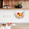 2 Pcs 11.8 x 20 Inch Macrame Fruit Hammock for