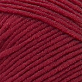 Lion Brand Yarn Tom Daley - The Cottony One, Yarn for Knitting and Crocheting, Robbie Red, 1 Pack