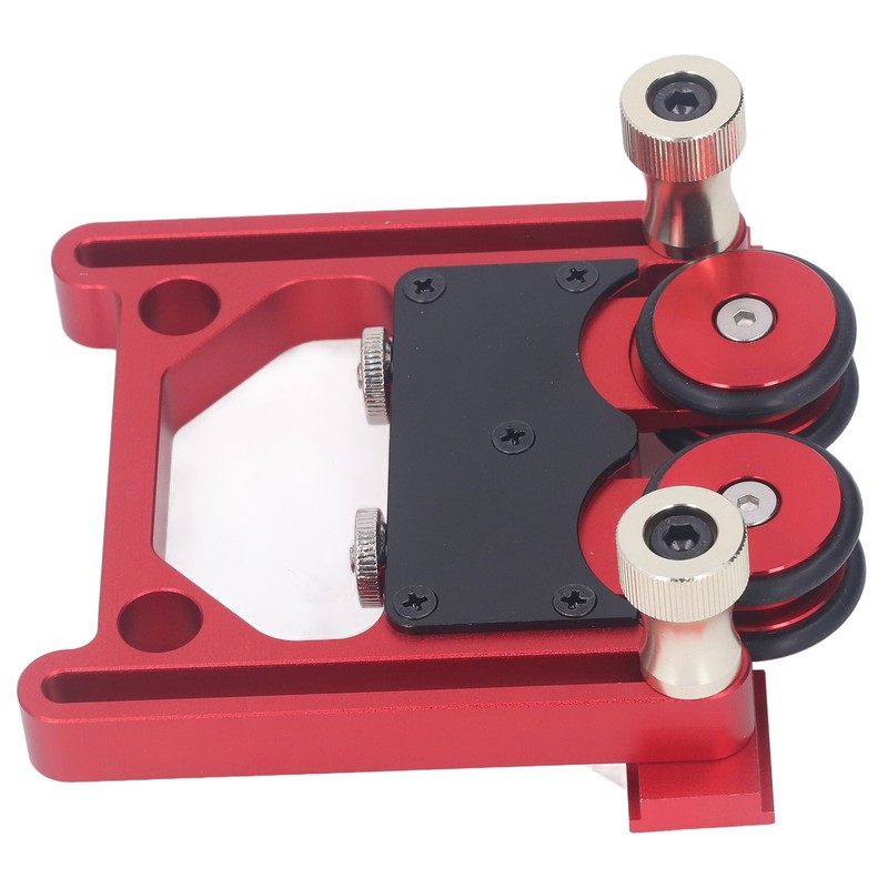 Table Saw Stock Roller Woodworking Double Wheel Sliding Feeding Guide