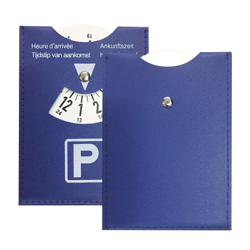 HAPPOW Pack of 2 Parking Discs, PU Leather Parking Disc,