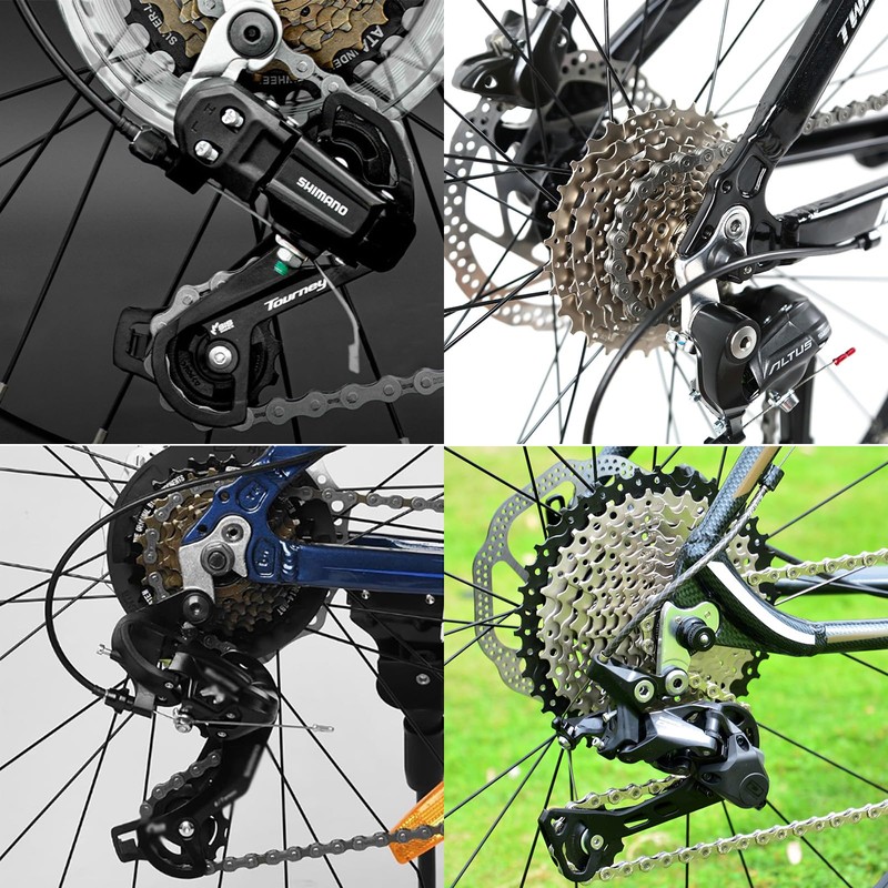 SHULLIN 2pcs Derailleur Hanger Drop Out Adapter Rear Tail Hook