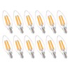 FLSNT 100W Equivalent LED Candelabra Bulbs, 800LM Dimmable B11 E12