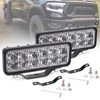 JIEPENG 6 inch LED Light Bar 2PCS 120W 8000Lm Off