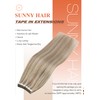 Sunny Hair Tape in Hair Extensions Human Hair Invisible Tape