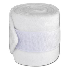 Fleecebandage Mini Shetty, 4er Set, weiß