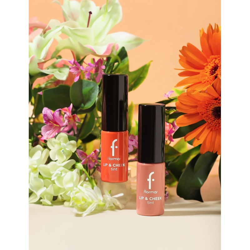 Flormar Lip & Cheek Tint 001 Scarlet Ruby - Long