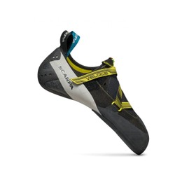 SCARPA Men's Veloce Rock Climbing Shoes for Gym Climbing - Black/Yellow - 11