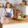 FMOACEN 2PCS 11.5 Inch Clear Pie Containers With Lids and