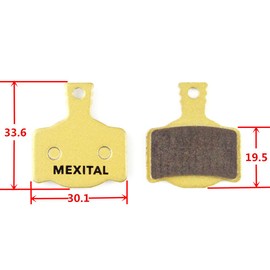 MEXITAL 2 Pairs of Sintered Disc Brake Pads for Magura MT2 MT4 MT6 MT8 MXTS06-2