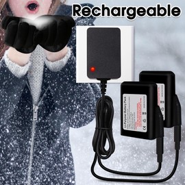 IFWATER Rechargeable Heating Gloves with Waterproof Touchscreen for Arthritis Hands Pain Winter Warm Electric Heated Gloves for Freezer Work and Daily Activities (XL Size)