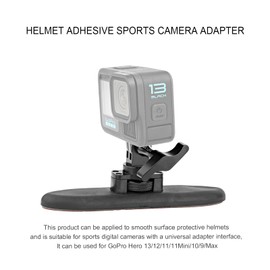 SKYJFFJ Flexible Viscous Lock Helmet Fixed Bracket,Suitable for Curved or Flat Installation,Compatible GoPro Hero 13/12/11/11mini/10/9/8/Max,DJI Osmo Action 5Pro/4/3,Insta360 Ace Pro2/Pro/Ace