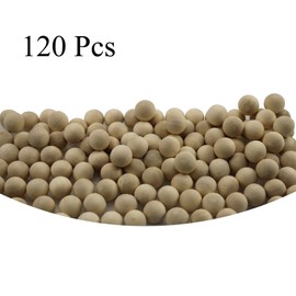 Adyoney 120 Pcs Wooden Round Ball 1/3" (8mm) Unfinished Wood Balls for Crafts, Wood Beads, Crafting Wood Rounds, Wooden Circles, DIY Projects