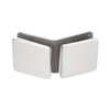 HARFINGTON Stainless Steel 135 Degree Glass Clamp, 6pcs for 8-12mm