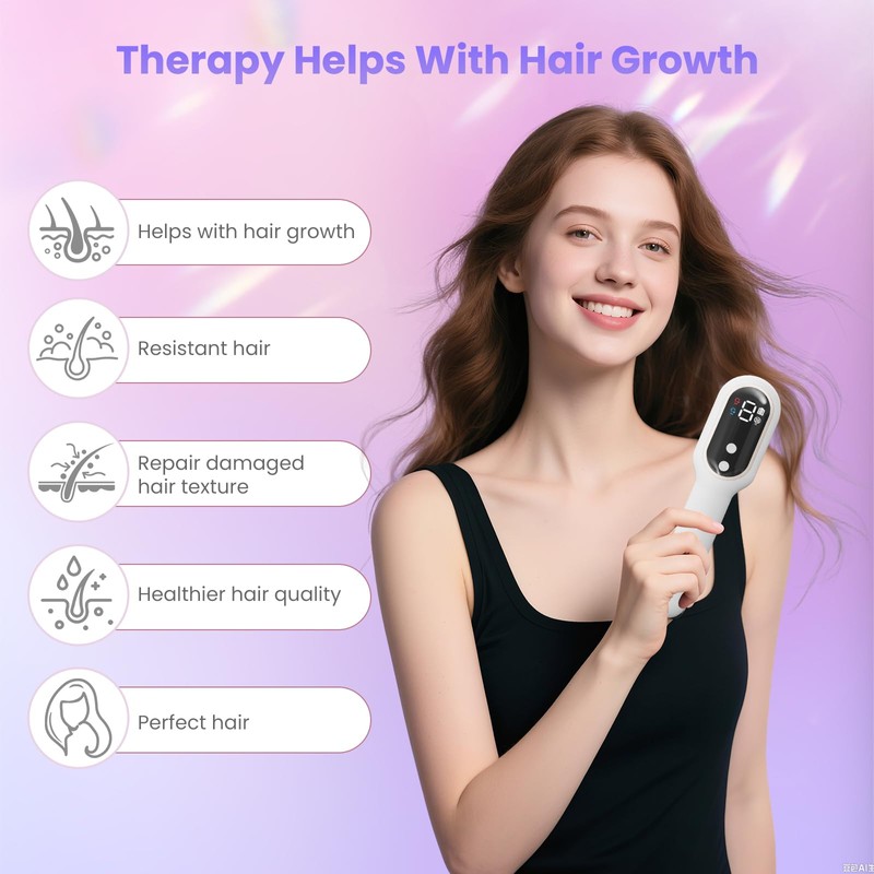 Laser Therapy Hair Growth Comb, Model: Lasercomb-001