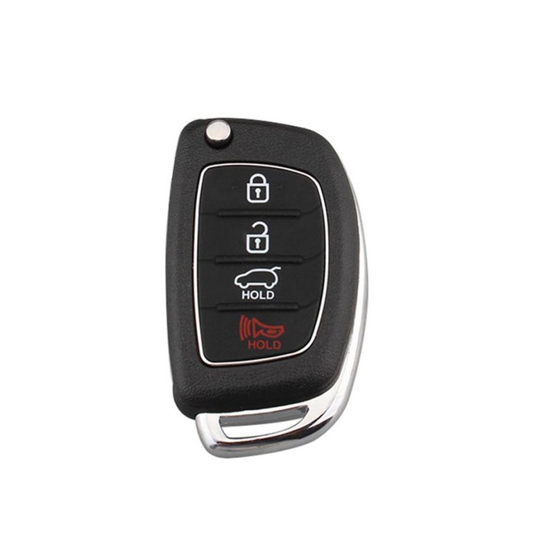 Car Key Case 4 Buttons Car Key Cover for Hyundai