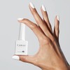 CANNI- Juego de 2 esmaltes de uñas en gel blanco
