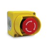 ABB CEPY1-2001 Emergency Stop Control Station, 2 N.C., Yellow/Light Gray