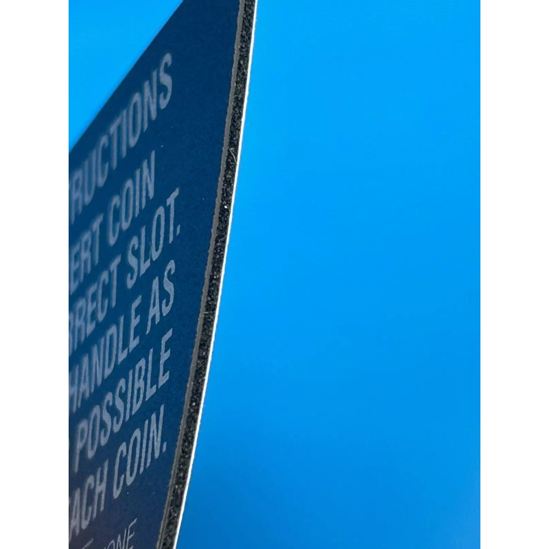 Duncan Parking Meter Decal, Coin Vault Door, Black & Silver