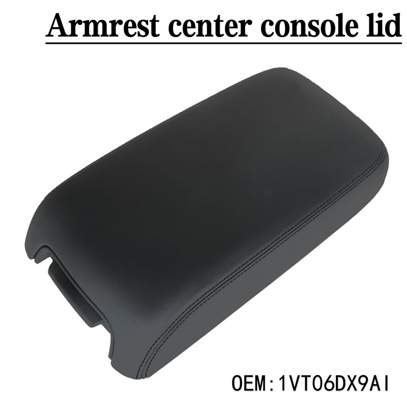 PMFCA Floor Center Console Armrest Lid Cover W/Base Assy Black